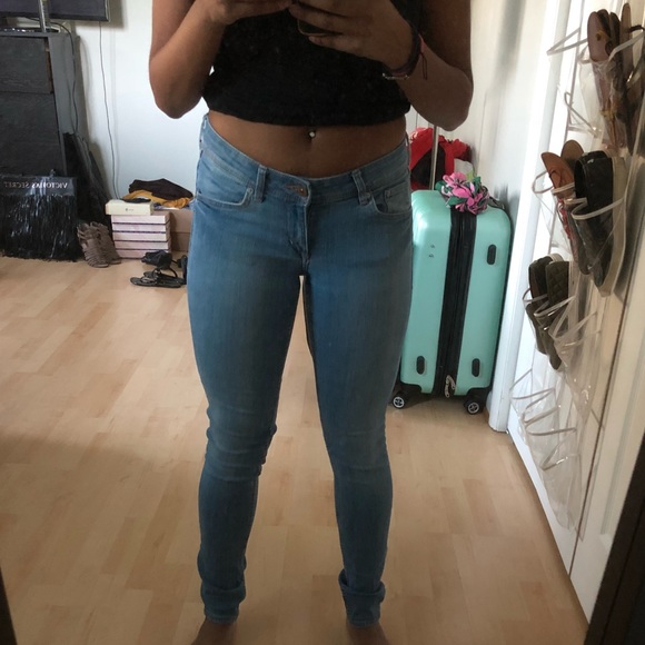 super skinny low waist